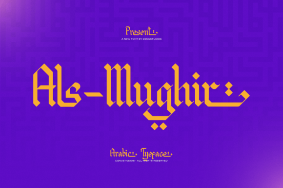 Al Mughir: A Bold Typeface with Cultural Depth and Modern Precision