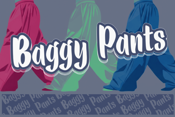 Baggy Pants: A Bold Typeface Capturing the Spirit of Urban Creativity