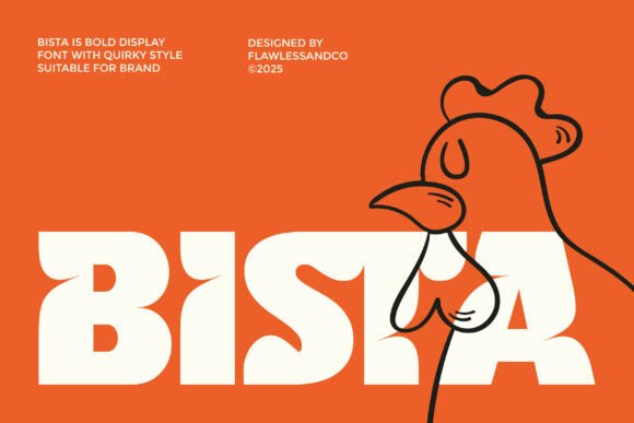 Bista: A Bold Display Font for Expressive Design