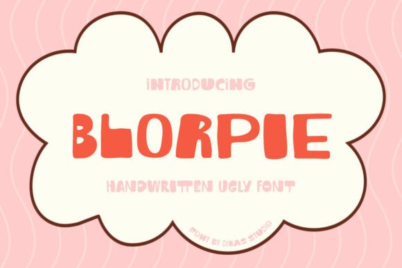 Blorpie: A Playful Font for Creative and Child-Friendly Designs