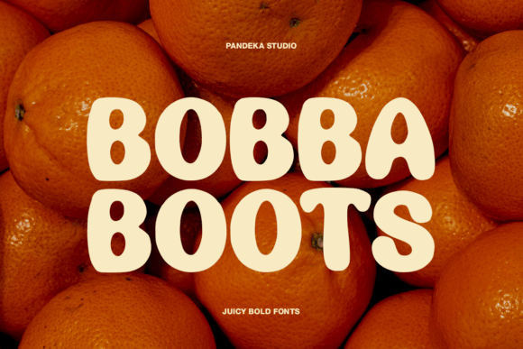 Bobba Boots: A Bold Font with Retro Flair