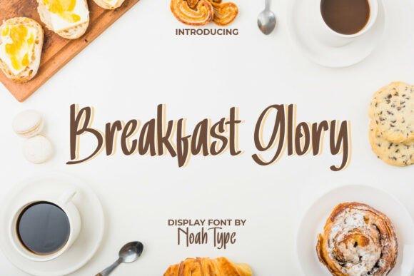 Breakfast Glory: A Handwritten Font with Flavor and Personality