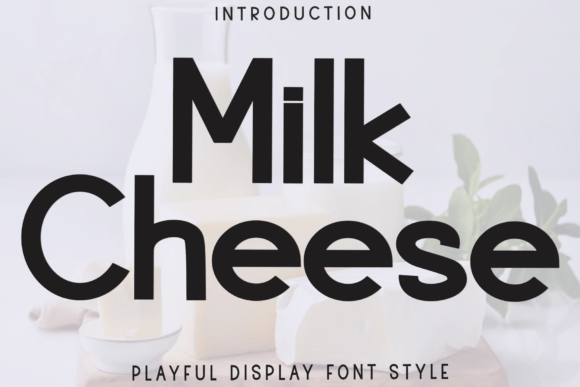 Bringing Holiday Cheer to Typography with Milk Cheese Font