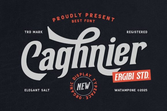 Caghnier: The Decorative Serif Font That Elevates Design with Timeless Elegance
