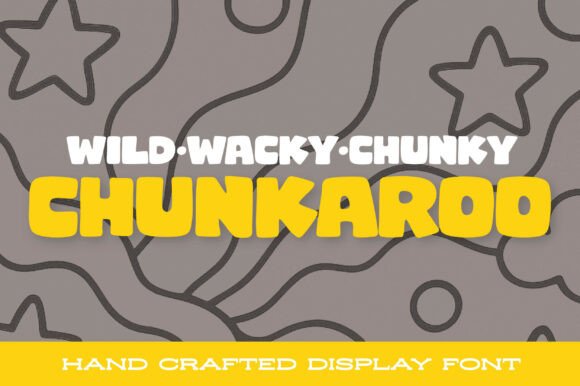 Chunkaroo: A Playful Display Font for Bold, Hand-Drawn Typography