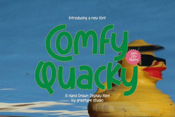 Comfy Quacky: A Playful Typeface for Bold Design Statements