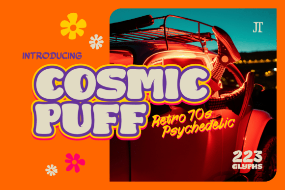 Cosmic Puff: A Retro Display Font with a Playful Edge