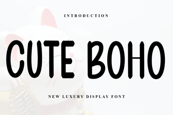 Cute Boho: A Fresh Font for Modern Creative Projects