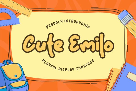 Cute Emilo: A Playful Font for Engaging Kids’ Learning Experiences