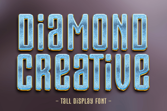 Diamond Creative: A Bold Display Font for Diverse Design Applications
