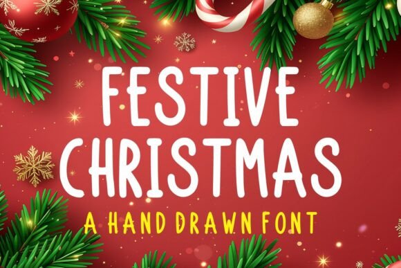 Festive Christmas Font: A Cheerful Typeface for Seasonal Design
