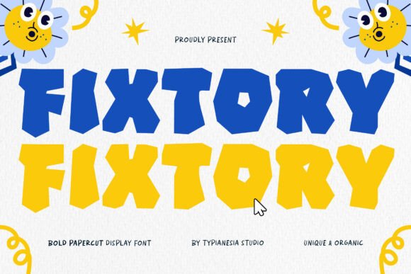 Fixtory: The Playful Typeface That Brings Handmade Charm to Digital Design