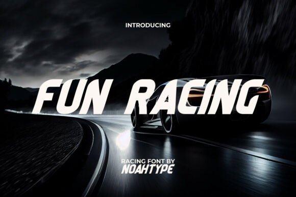 Fun Racing Font: A Dynamic Choice for High-Speed Design Projects