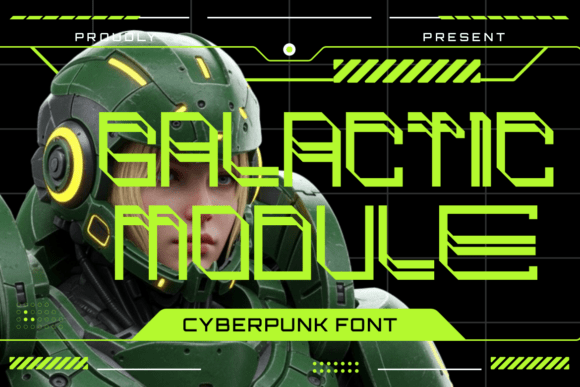 Galactic Module: Cyberpunk Font for Modern Creatives