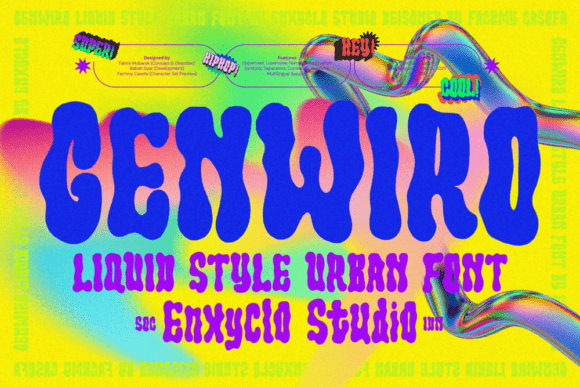 Genwiro: A Bold Urban Typeface for Modern Visual Expression
