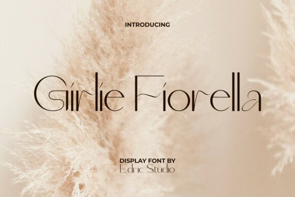 Girlie Fiorella: A Refined Display Font for Diverse Creative Projects