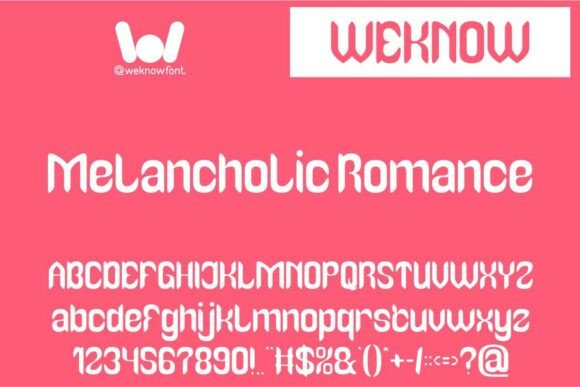 Melancholic Romance: A Typeface That Elevates Visual Design