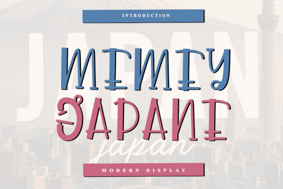 Memey Japane: A Playful Font with Cultural Flair