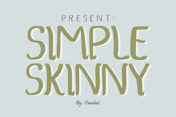 Simple Skinny: The Elegant Handwritten Font for Modern Design Needs