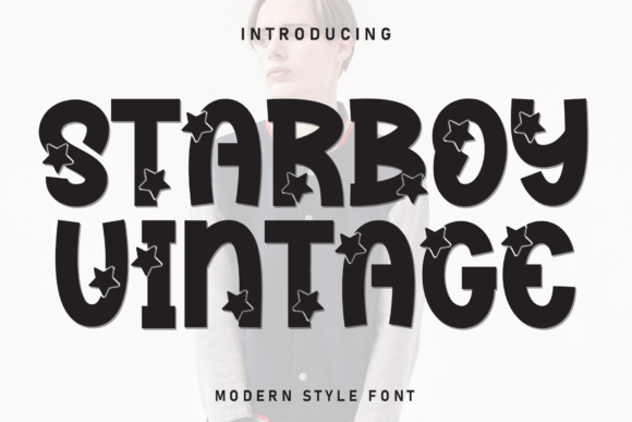 Starboy Vintage: A Charming Display Font for Joyful Creative Projects