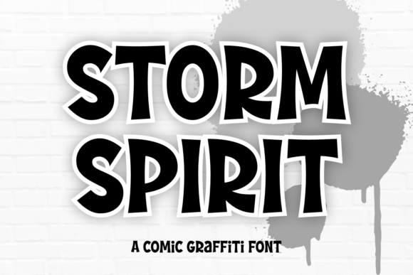 Storm Spirit: A Dynamic Typeface for Bold and Playful Design Projects