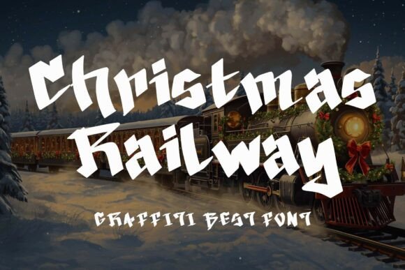 Unleashing Creativity with Christmas Railway: A Bold Typeface for Impactful Design